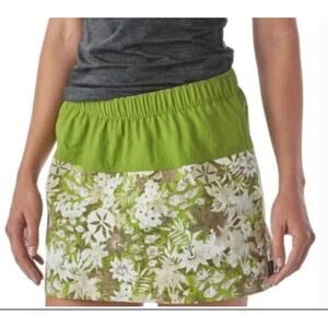 Patagonia Baggies Mini Skirt Sz XS Neo Tropics Nylon Pockets Quick Dry Hawaiian